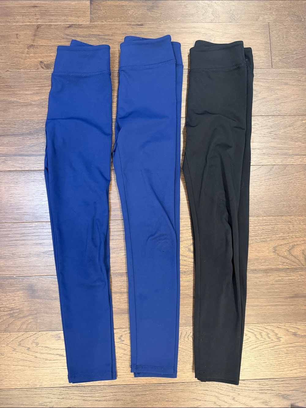 Crewcuts Girls High-Rise Leggings Set of 3 - Size 10 Blue and Black - C13-060